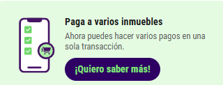 Paga a varios inmuebles